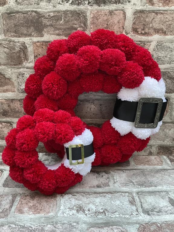 Large Santa Wreath