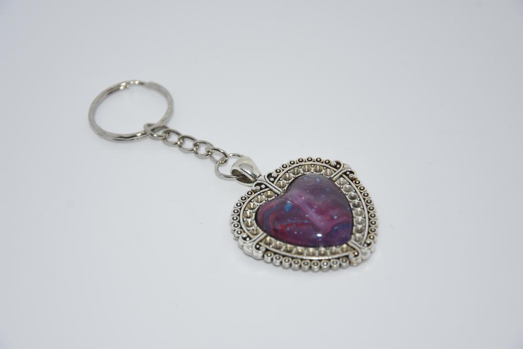 Queen Of Hearts Keyring