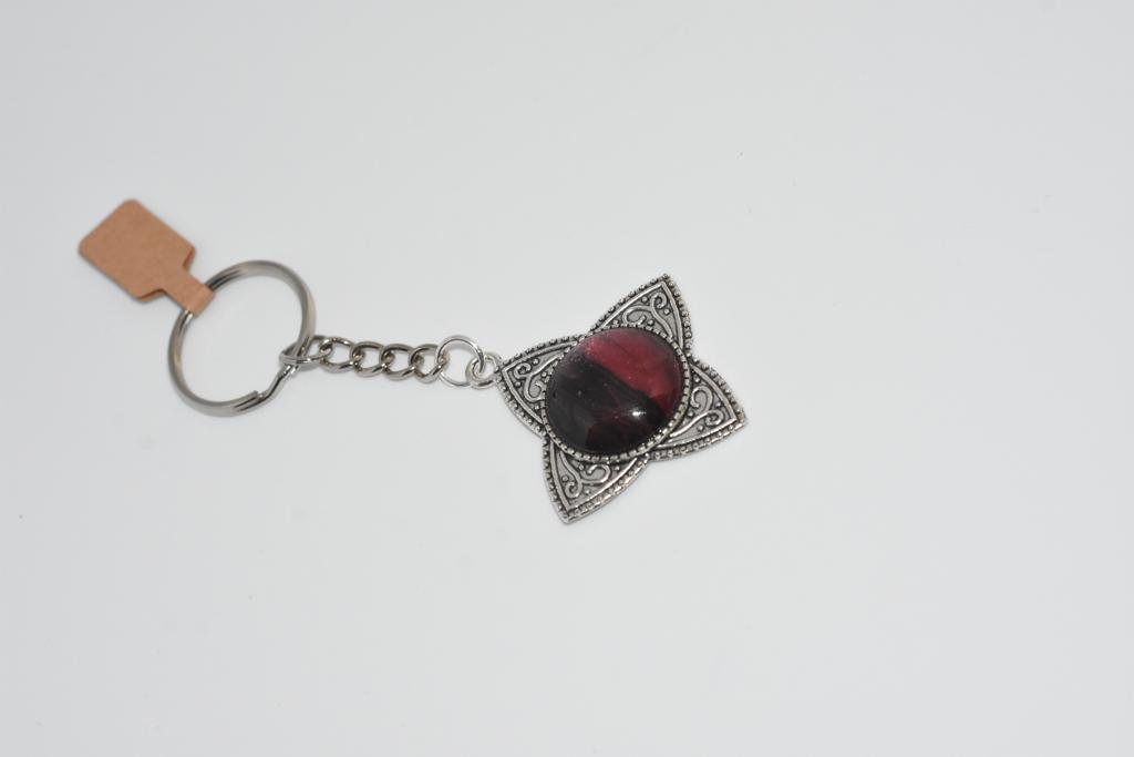 Red Shadow Wishing Star Keyring