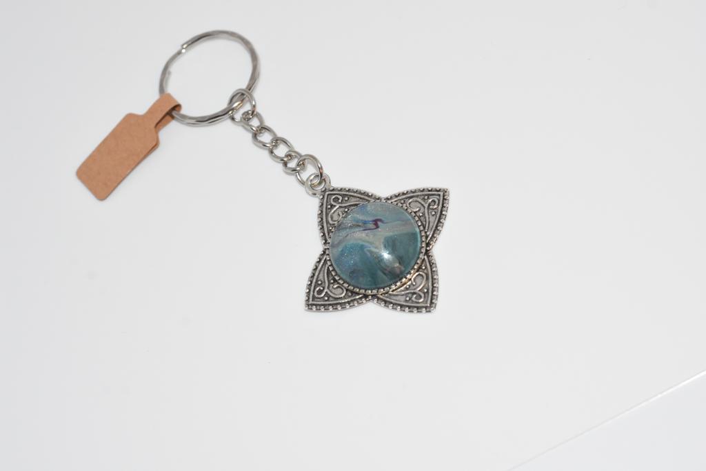 Aquatic Dreams Wishing Star Keyring