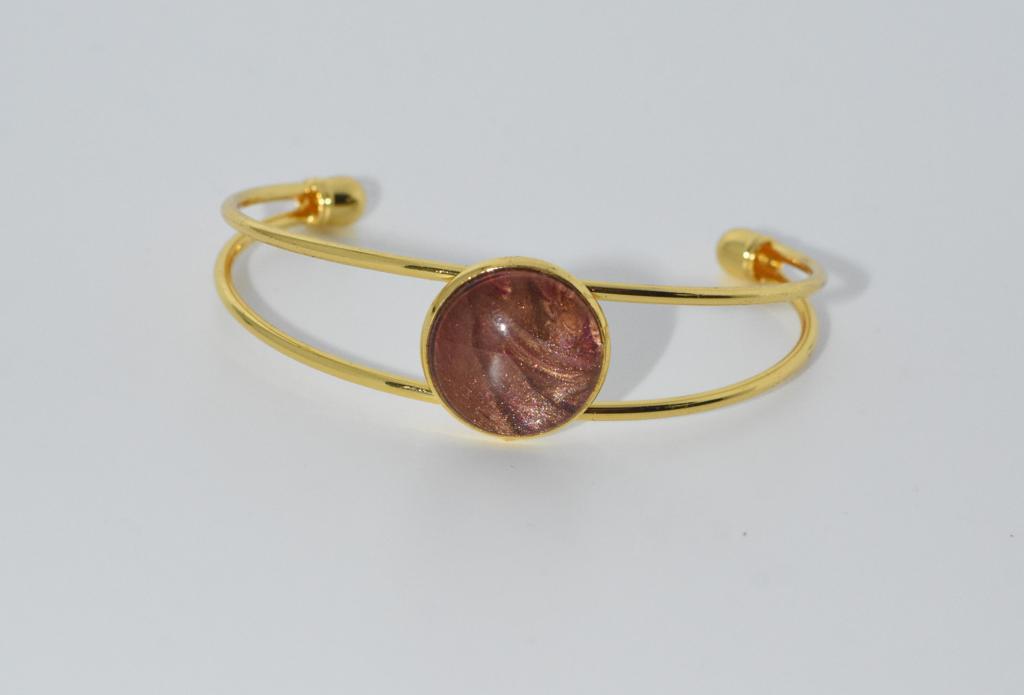 Metallic Whisper Twin Bar Bracelet
