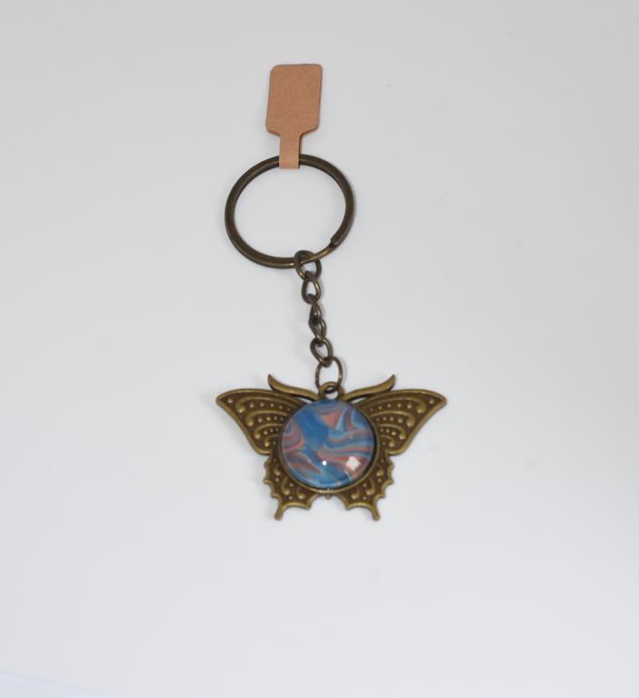 Butterfly Burst Keyring