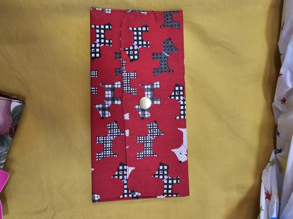 Red dog large purse