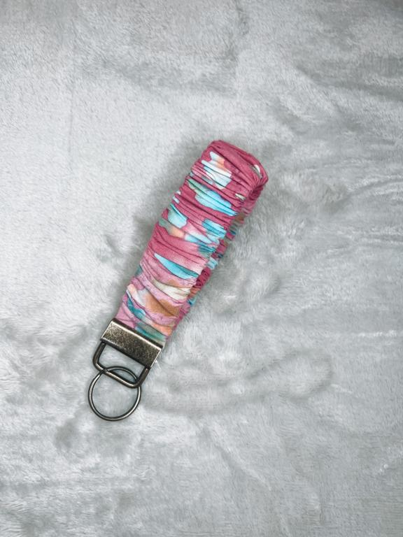 Splat Scrunchie Keyring