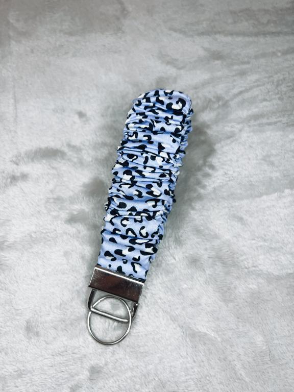 Leopard Scrunchie Keyring
